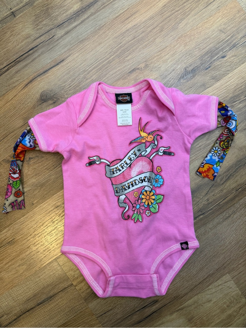 Harley-Davidson baby onesie